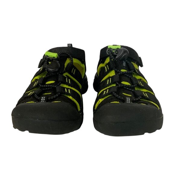 Keen Newport H2 Boys Sandals Size 13 Black Green Waterproof Washable - Picture 5 of 11